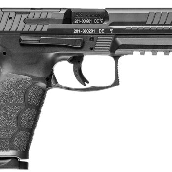 HK 81001057 VP9A1 K Compact Frame 9mm Luger 15+1 4.09" Black Steel Barrel, Black Optic Ready/Serrated Steel Slide, Black Polymer Frame w/Picatinny Rail, Black Polymer Grip, Ambidextrous