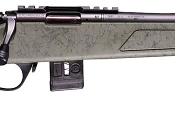 Bergara Rifles BMR010 BMR X Carbon Fiber 22 WMR 10+1 18" Black Carbon Fiber Threaded Barrel, Black Cerakote Picatinny Rail Receiver, Adj LOP Black w/Green Webbing Synthetic Stock