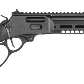 Smith & Wesson 14195 1854 Stealth Hunter 45 Long Colt 8+1 16.30" Black Armornite Threaded Barrel, Black Anodized Aluminum Receiver w/Picatinny Rail, Fixed w/Textured Grip Panels Black Synthetic Stock