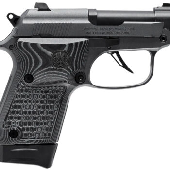 Beretta USA J20X22R8 20X Bobcat You're On Your Own 22 LR 8+1 2.40" Black Steel Barrel, Gray Cerakote ELS/Serrated Steel Slide, Black Polymer Frame w/Beavertail, Helica Texture Grip