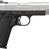 Browning 051118492 1911-380 Full Size 380 ACP 8+1 4.25" Stainless Steel Barrel, Satin Stainless Steel Serrated Slide, Matte Black Aluminum Frame, Black Polymer Grip 1 176690