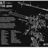 TekMat TEKR17SAA Colt Revolver Army Cleaning Mat Black/White Rubber 11" x 17" 2 177704