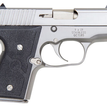 Kahr Arms M9093A MK *CA Compliant 9mm Luger Caliber with 3" Barrel, 6+1 or 7+1 Capacity, Overall Matte Stainless Steel Finish, Serrated Slide & Textured Wraparound Black Nylon Grip