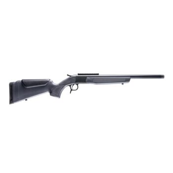CVA Scout Single Shot Rifle .450 Bushmaster 22" Threaded Blued Barrel Grey Stock 0 MOA Pic Rail