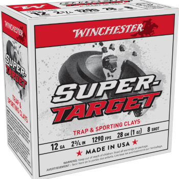 Winchester Ammo TRGT12908 Super-Target Light Target 12Gauge 2.75" 1oz 8Shot 25 Per Box/10 Case