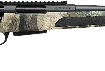 Stevens 19479 334 Bolt Action 270 Win 3+1 20" Camo/Dark Gray Carbon Steel Receiver Integrated Recoil Lug Ergonomic/Recoil Pad  Synthetic Stock Picatinny Rail Right Hand