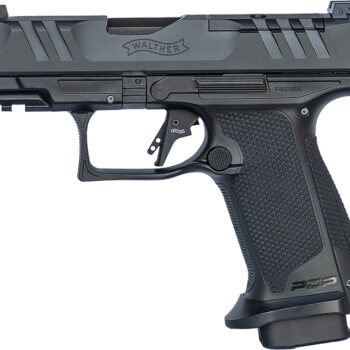 Walther Arms 4796064 PDP F-Series Pro 9mm Luger 10+1 3.50" Black Steel Barrel, Black Serrated/Optic Ready Steel Slide, Black Polymer Frame w/Picatinny Rail, Medium Backstrap Grip