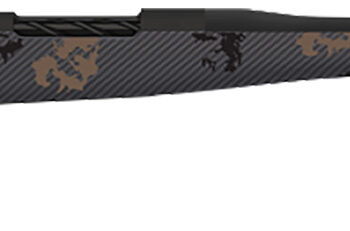 Fierce Firearms TWROG7PRC22BT Twisted TI Rogue 7mm PRC 22" Black Cerakote Steel Threaded Barrel, Drilled & Tapped Titanium Receiver, LR Negative Comb Trophy Camo Carbon Fiber Stock