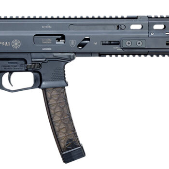 Global Ordnance LLC 810091157947 Grand Power Stribog SP9A1 9mm Luger 30+1 Black Picatinny Rail, Black Polymer Grip