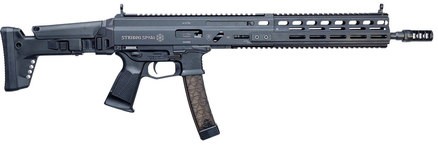 Global Ordnance LLC 810091157947 Grand Power Stribog SP9A1 9mm Luger 30+1 Black Picatinny Rail, Black Polymer Grip 3 Global Ordnance LLC 810091157947 Grand Power Stribog SP9A1 9mm Luger 30+1 Black Picatinny Rail, Black Polymer Grip