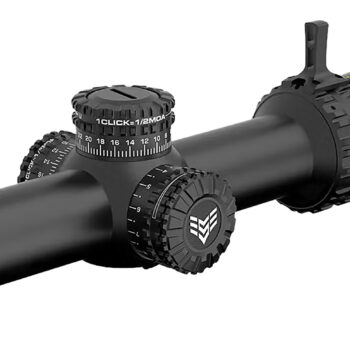 Swampfox Optics ARH11024-GL Arrowhead  Black 1-10x24mm 30mm Tube Guerrilla Dot MIL Green Reticle