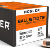 Nosler 24080 Ballistic Tip 6mm 80gr Spitzer Point 100/Box 2 51514