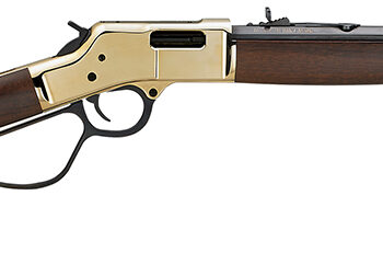 Henry H006MR41 Big Boy Carbine Full Size 41 Rem Mag 7+1 16.50" Blued Octagon Barrel, Brass Polished Brass Receiver, American Walnut Wood Stock Right Hand