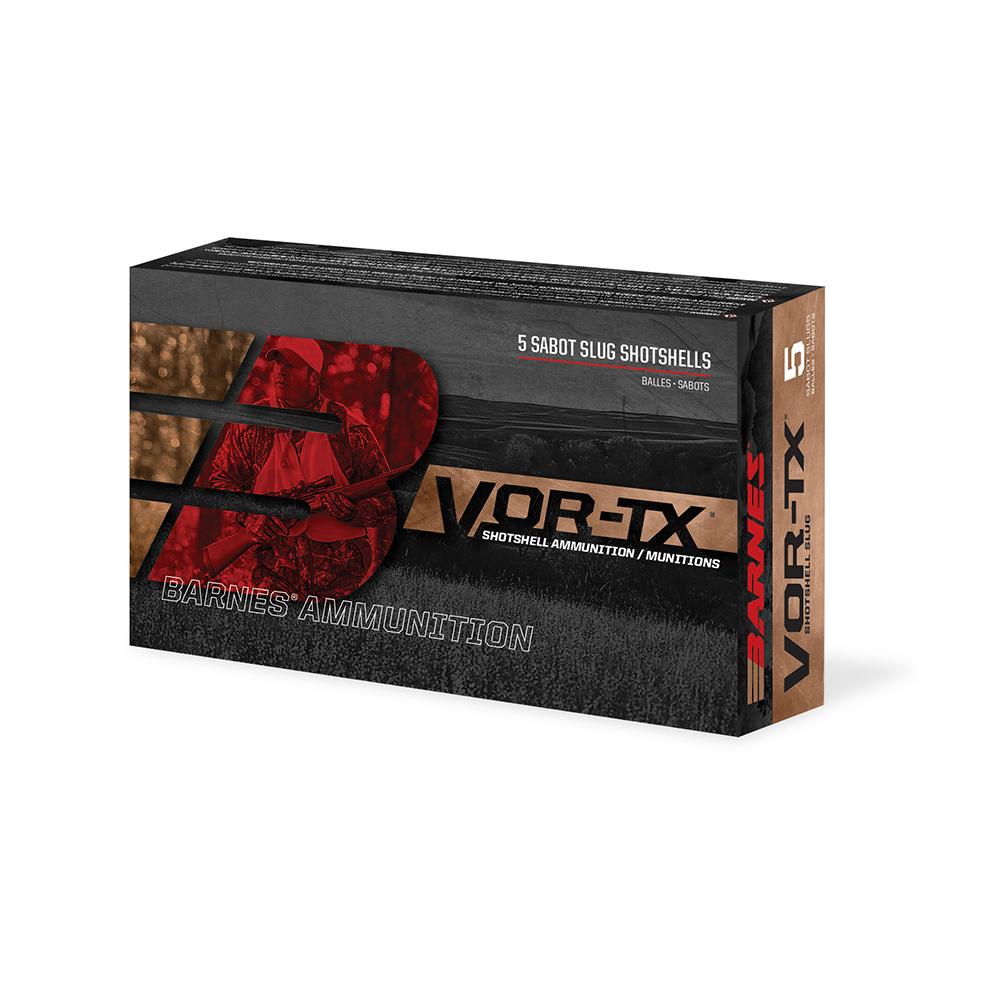 Barnes VOR-TX Shotshells 12ga 3" 437gr 1550 Slug 5/ct 3 Barnes VOR-TX Shotshells 12ga 3" 437gr 1550 Slug 5/ct