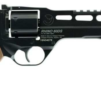 RHINO 9MM REVOLVER 60DS BLK 6 BBL 6RD