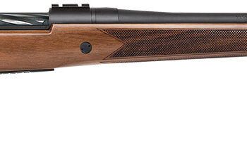 Mossberg 28236 Patriot  6.5 PRC 4+1 24" Matte Blued Fluted Threaded Barrel, Matte Blued Drilled & Tapped Receiver, Fixed Walnut Stock