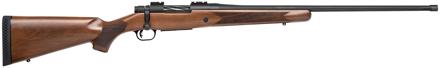 Mossberg 28236 Patriot 6.5 PRC 4+1 24" Matte Blued Fluted Threaded Barrel, Matte Blued Drilled & Tapped Receiver, Fixed Walnut Stock 3 Mossberg 28236 Patriot 6.5 PRC 4+1 24" Matte Blued Fluted Threaded Barrel, Matte Blued Drilled & Tapped Receiver, Fixed Walnut Stock