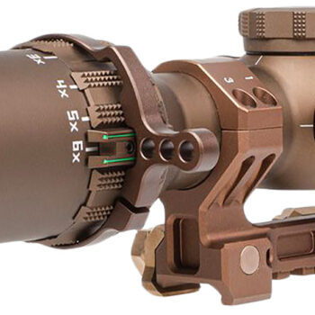 Sig Sauer Electro-Optics SOT61SVPS Tango6T SVPS Kit Flat Dark Earth 1-6x24mm, 30mm Tube Illuminated Hellfire FL-6 Reticle