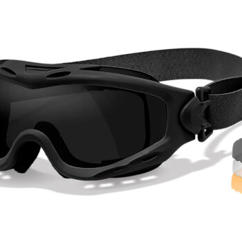 Wiley X SP293B Spear Goggles Smoke Gray/Clear/Light Rust Lens Matte Black Frame