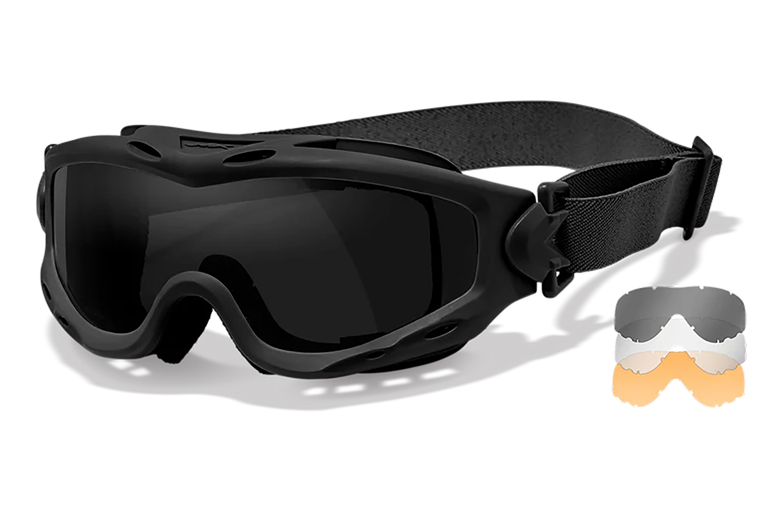 Wiley X SP293B Spear Goggles Smoke Gray/Clear/Light Rust Lens Matte Black Frame 3 Wiley X SP293B Spear Goggles Smoke Gray/Clear/Light Rust Lens Matte Black Frame