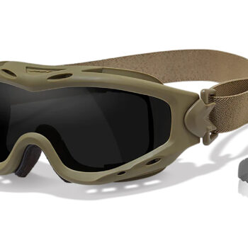 Wiley X SP29T Spear Goggles Smoke Gray Lens Polycarbonate Tan Frame