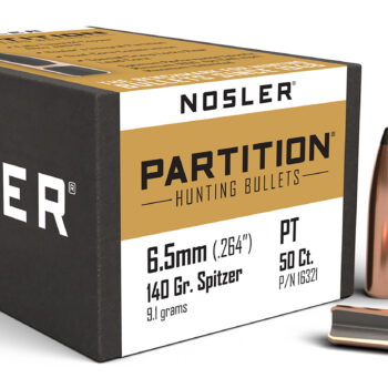 Nosler 16321 Partition  6.5Creedmoor 140gr Spitzer 50/Box