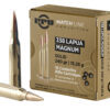 PPU PPM338 Match 338LapuaMag 240gr Copper Solid 10 Per Box/20 Case 2 56403