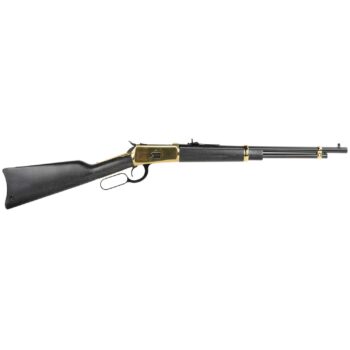 Heritage 92 Lever Action Rifle .45 Colt 8rd Capacity 18" PVD Gold Barrel Wood Stock