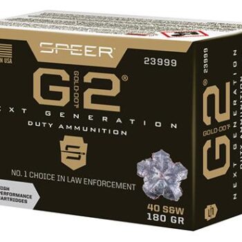Speer Gold Dot Handgun Ammunition 40 S&W 180gr G2 1015 fps 20/ct