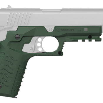 Recover Tactical CC3H-03 Grip & Rail System  OD Green Polymer Picatinny for Standard Frame 1911