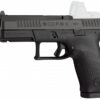 CZ-USA 91513 P-10 C Compact Frame 9mm Luger 17+1 4.02" Black Steel Threaded Barrel Black Nitride Optic Ready/Serrated Steel Slide Black Polymer Frame w/Picatinny Rail 2 162008