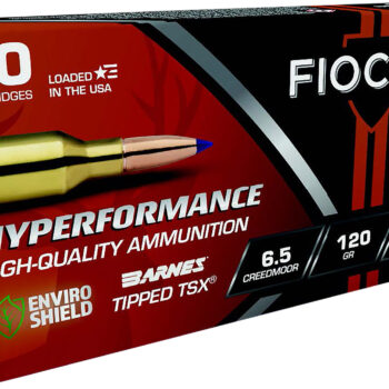 Fiocchi 65CMTTSX Hyperformance  6.5Creedmoor 120gr Barnes Tipped TSX 20 Per Box/10 Case