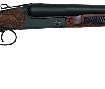 Charles Daly 930391 500 Coach 20 Gauge Break Open 3" 2rd 20" Black Side By Side Barrel, Steel Receiver, Fixed w/Pistol Grip Checkered Walnut Walnut Stock
