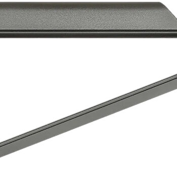Midwest Industries MITRIF Triangle Fixed Stock Black 6061 Aluminum