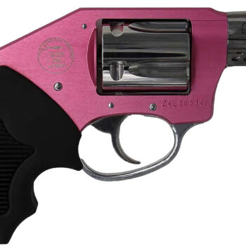 Charter Arms 53812 Off Duty Coyote 380 ACP 5rd 2" Stainless Ported Barrel, High Polished Cylinder, Pink Aluminum Frame, Black Finger Grooved Rubber Grip, Concealed Hammer