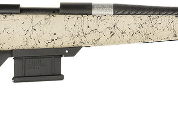 Howa HCE6ARCTAN 1500 Carbon Elevate 6mm ARC 22" Carbon Fiber Wrapped Threaded Barrel, Black Drilled & Tapped Steel Receiver, Fixed Stocky's Tan w/Black Webbing Synthetic Stock, Right Hand