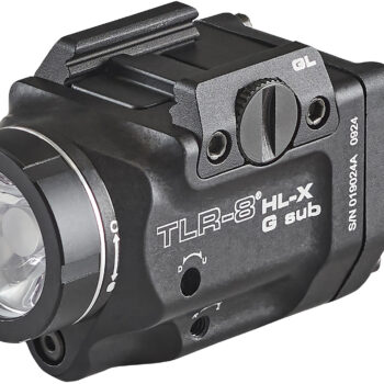 Streamlight 69476 TLR-8  Black Aluminum Glock 43x/48 1,000 Lumens Green Laser