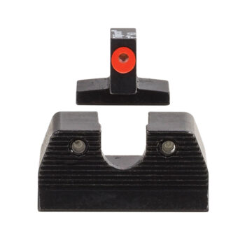 Trijicon 600891 HD XR Night Sight Set Green Tritium/Orange Outline Front, Green Tritium Rear, Black Frame, Fits FN FNP/FNX