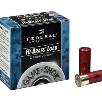 FEDERAL GAME SHOK HI-BRASS AMO 410GA #7.5 2-1/2 1/2 OZ 25RD (10 BOX CASE)