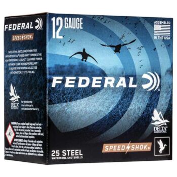 FEDERAL SPEED SHOK STEEL AMO 12GA #2 2-3/4" 1-1/8 OZ 25RD (10 BOX CASE)