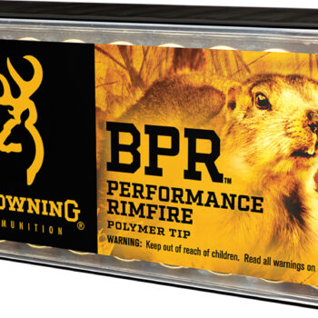 Browning Ammo B195117050 BPR Performance Rimfire  17HMR 17gr Polymer Tip 50 Per Box/20 Case