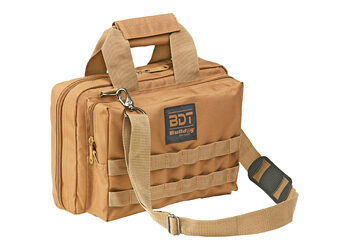 BULLDOG DLX 2 PISTOL RANGE BAG TAN