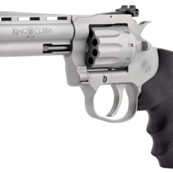 CLT KING COBRA 22LR 4.25 MATTE SS HOGUE 10RD BLEM