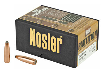 NOSLER 30 CAL 180GR PPT PART. 50CT