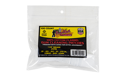 PRO-SHOT PATCH .22-.270CAL 100CT 3 PRO-SHOT PATCH .22-.270CAL 100CT