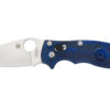 SPYDERCO MANIX2 BLUE FRCP PLAIN 1 SPYC101PBL2 1