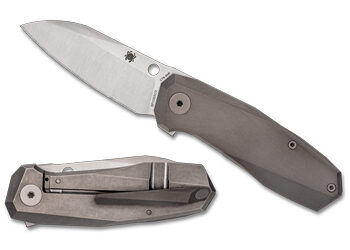 SPYDERCO TECHNO 3 TITANIUM GRY