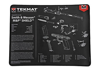 TEKMAT ULTRA PSTL MAT S&W SHIELD BLK