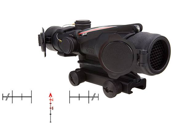TRIJICON ACOG 4X32 M150 ARMY RCO CH RED 3 TRIJICON ACOG 4X32 M150 ARMY RCO CH RED