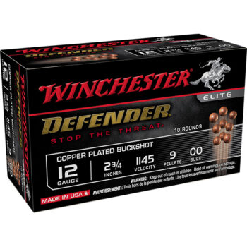 WIN DEFENDER COPPER 12GA 2.75 9PLT 00 BUCK 10/10
